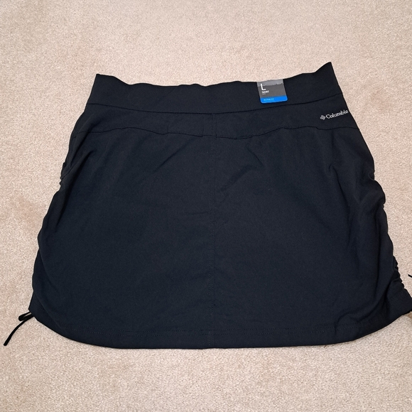 New! Columbia Skort Women's Size Large Black Active Skirt With Shorts - Picture 14 of 14